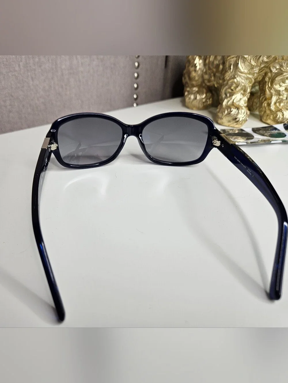 Kate Spade Navy Blue Annika Square Sunglasses